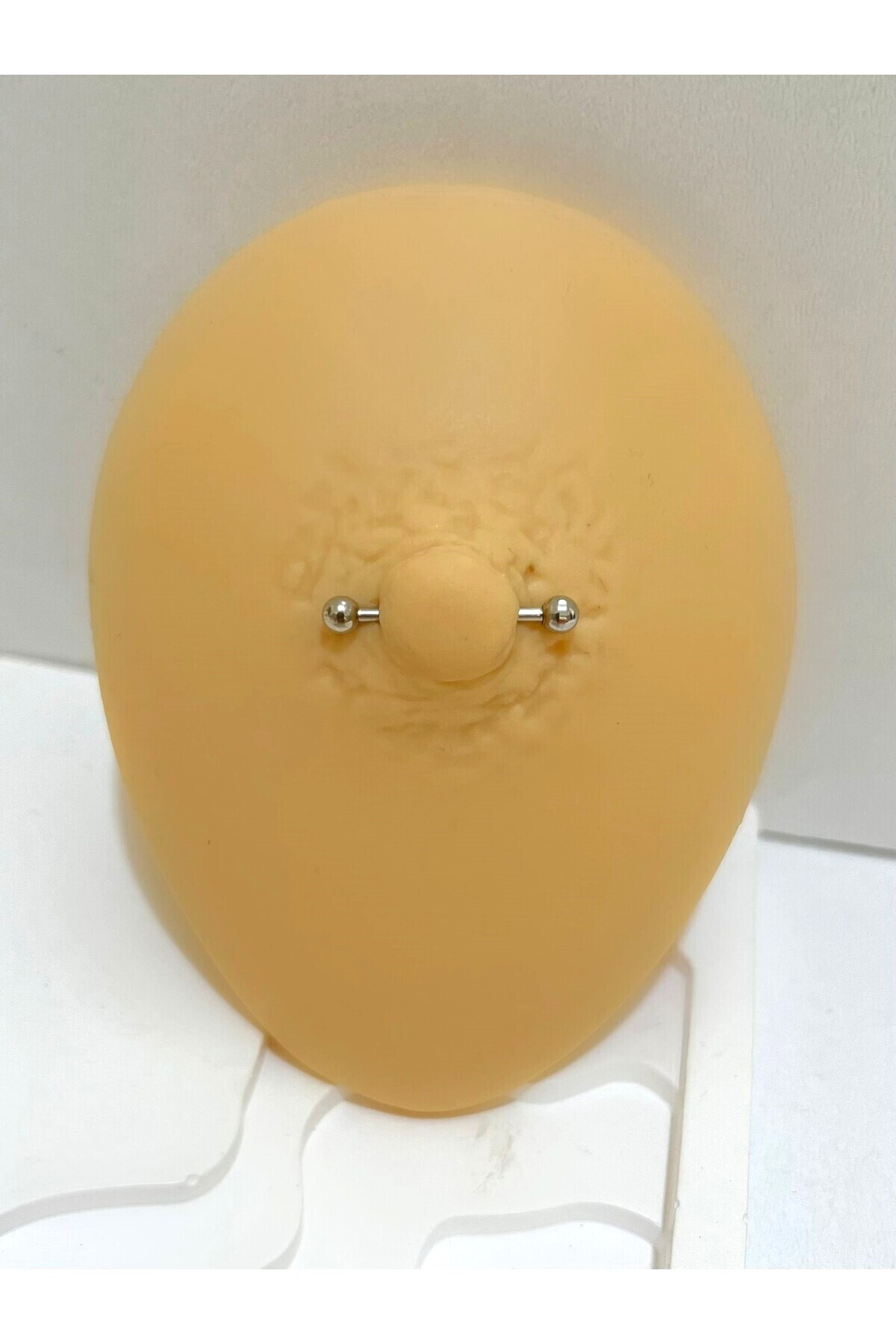 cerrahi çelik  klasik nipple meme ucu piercingi( 1 ADET )