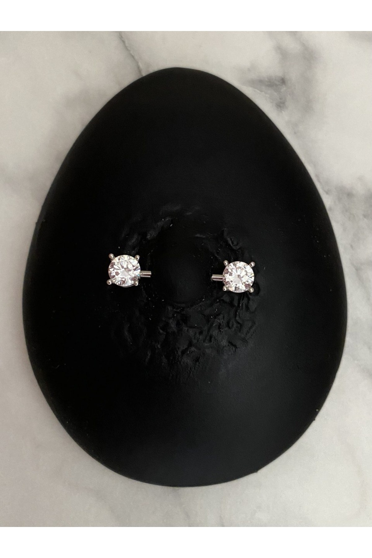 Cerrahi Çelik Nipple Göğüs Piercing