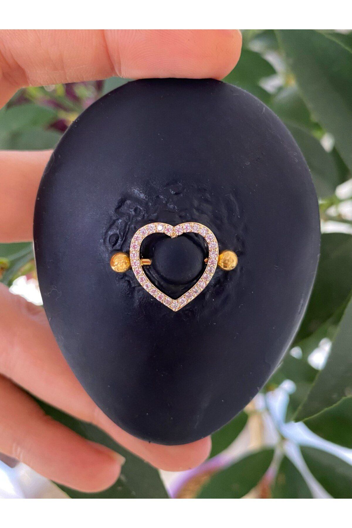 Arescollection Cerrahi Çelik Nipple Meme Ucu Piercingi