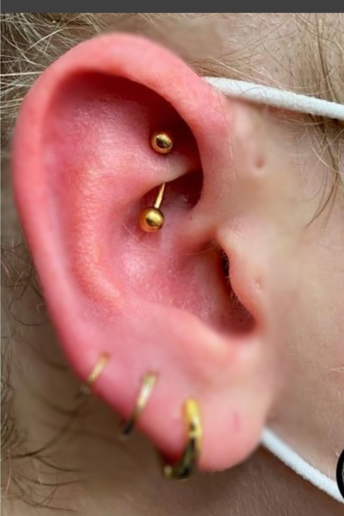 Arescollection Cerrahi Çelik Rook,Kaş,Kıkırdak Piercingi