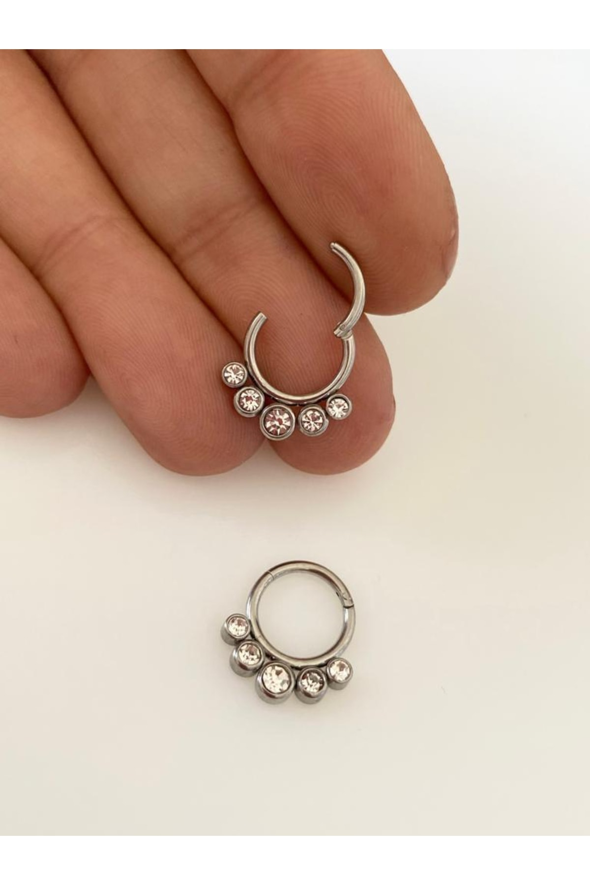 Cerrahi Çelik Septum Daith Kıkırdak Piercing