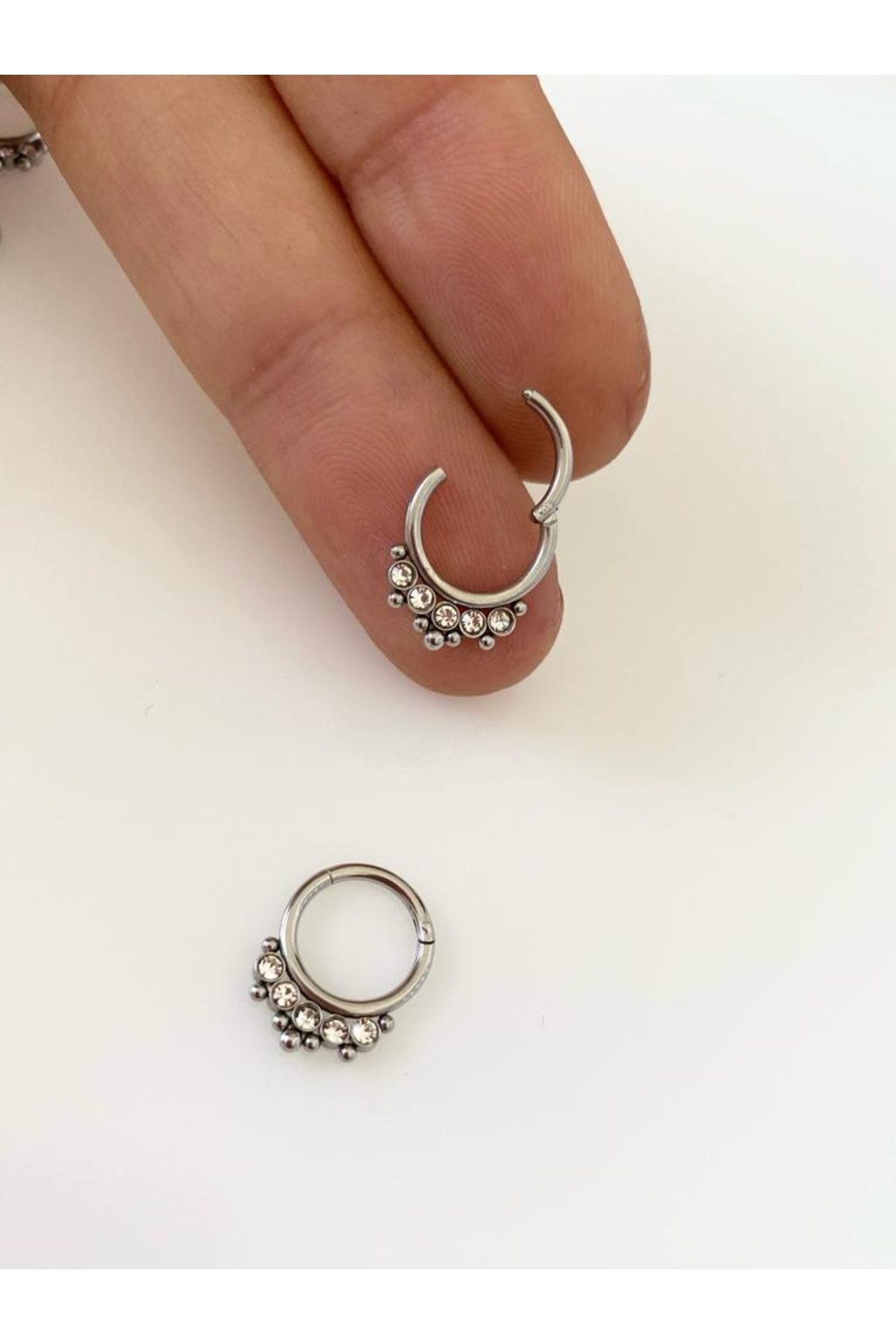 Cerrahi Çelik Septum Daith Kıkırdak Piercing