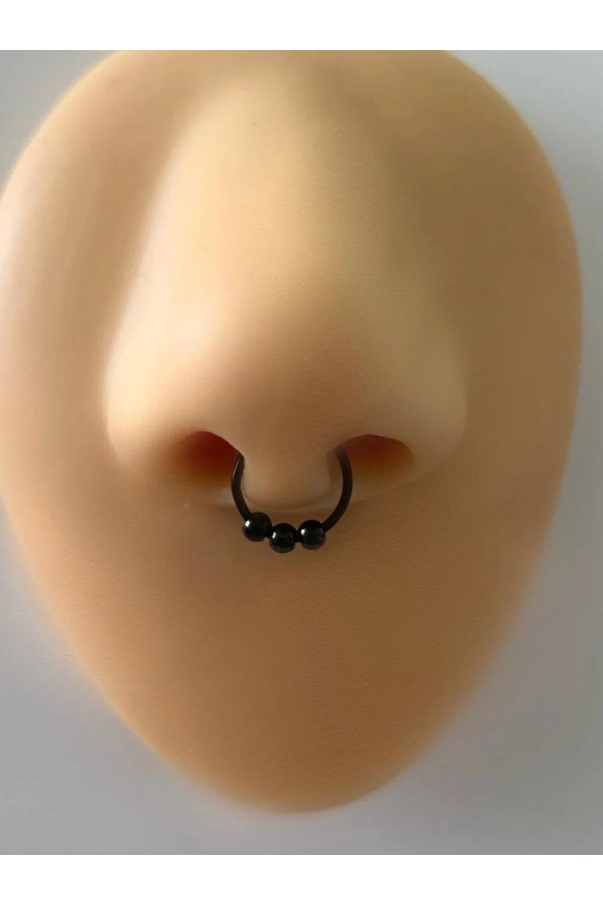Cerrahi Çelik Sıkıştırma Fake Septum Piercing