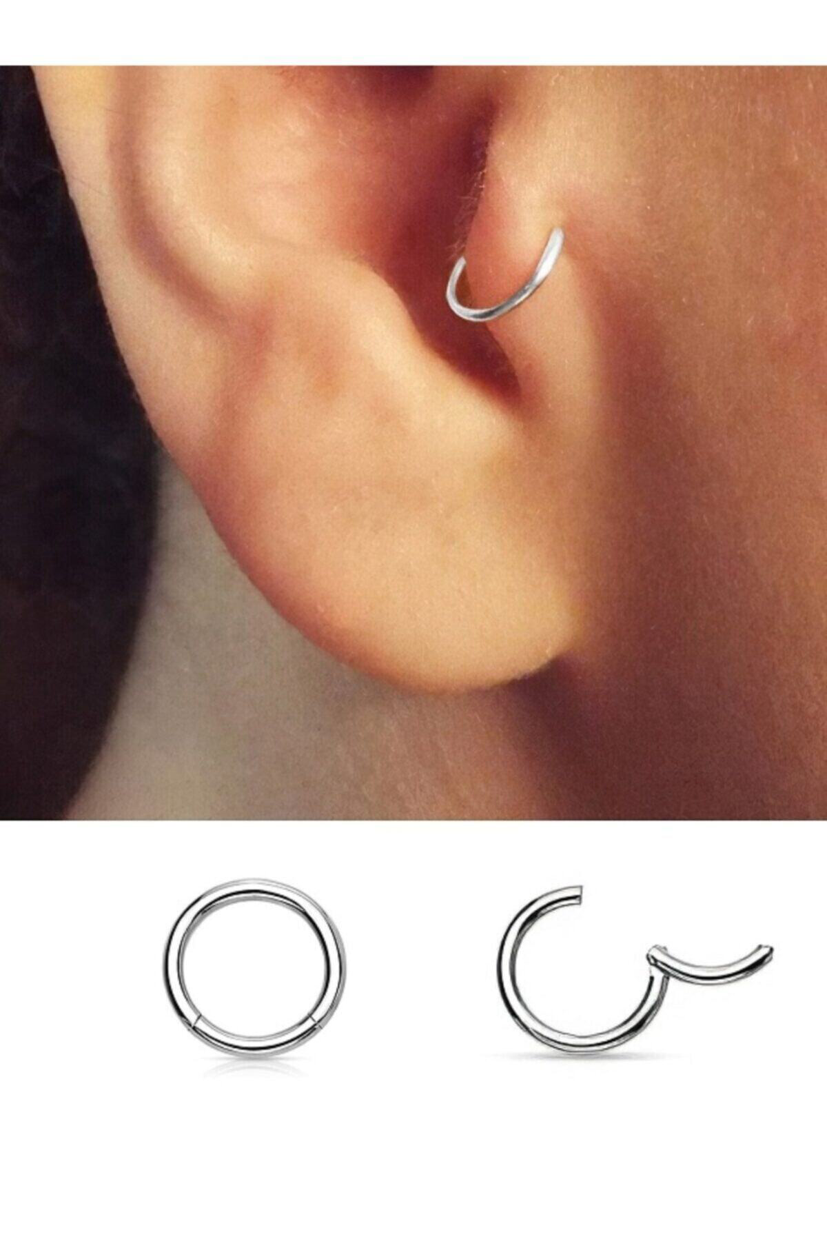 Cerrahi Çelik Tam Halka Tragus Helix Rook Piercing
