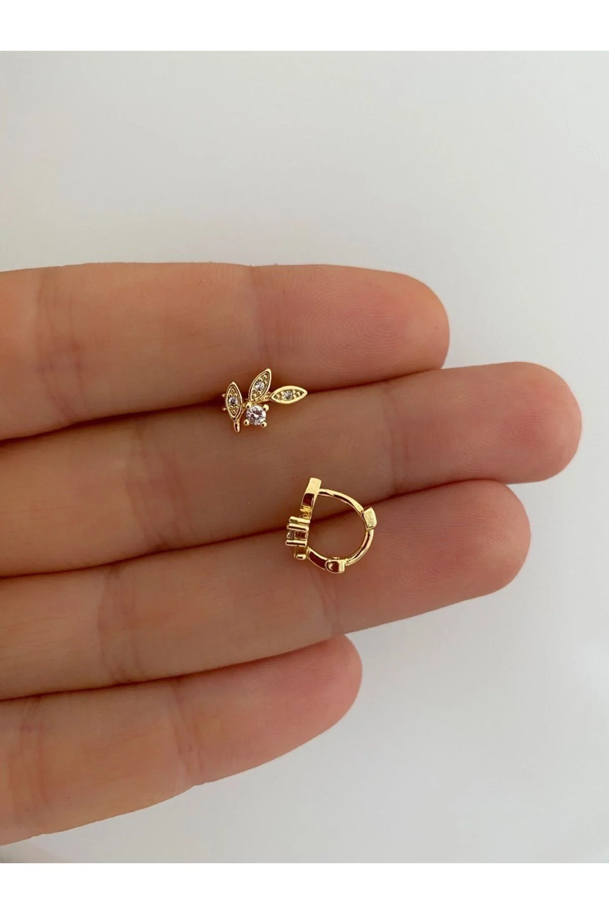 Cerrahi Çelik Tragus Helix Lobe Uyumlu Halka Piercing