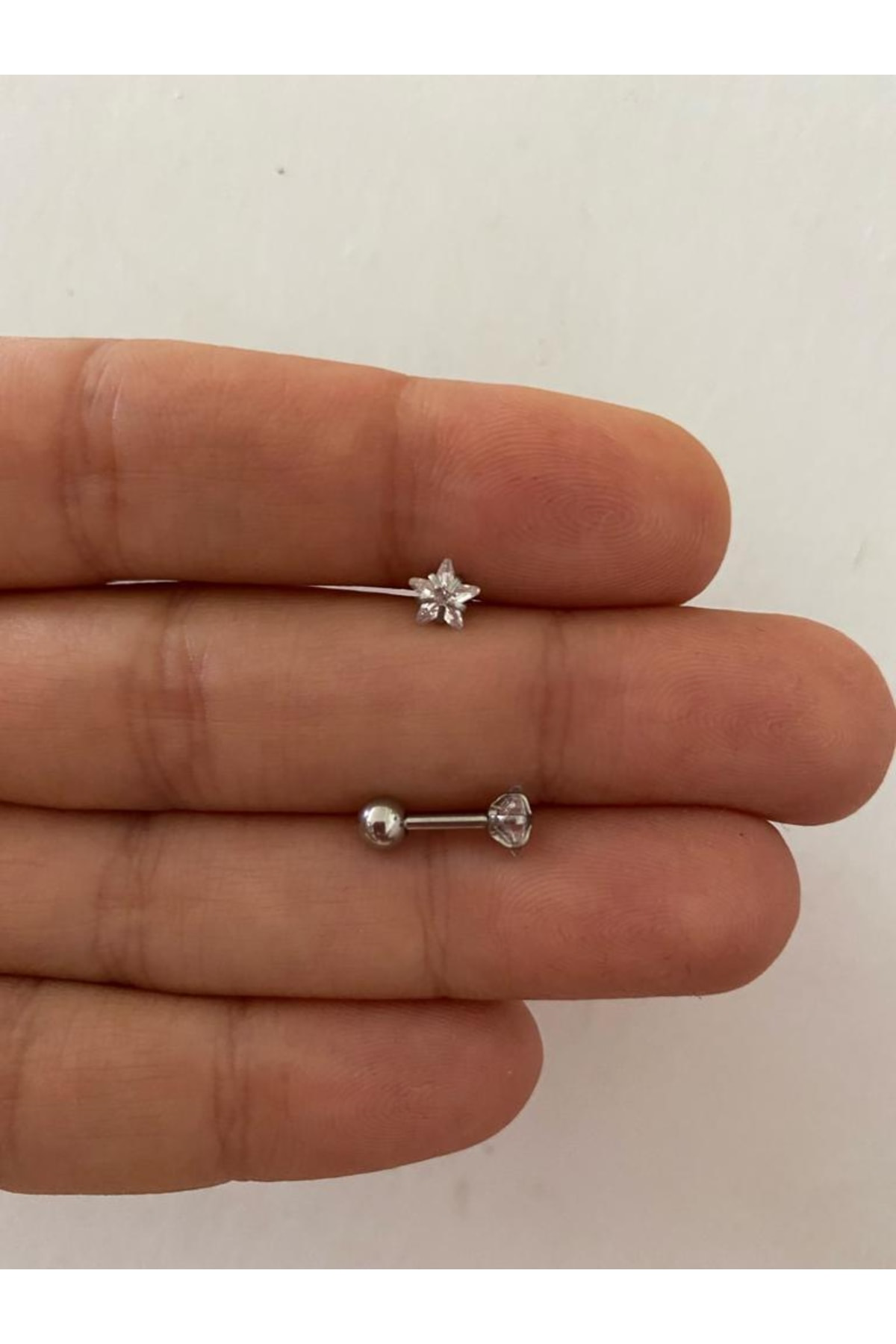 Cerrahi Çelik Yıldız Tek Taş Tragus Helix Piercing Fiyatı, Yorumları ve Özellikleri