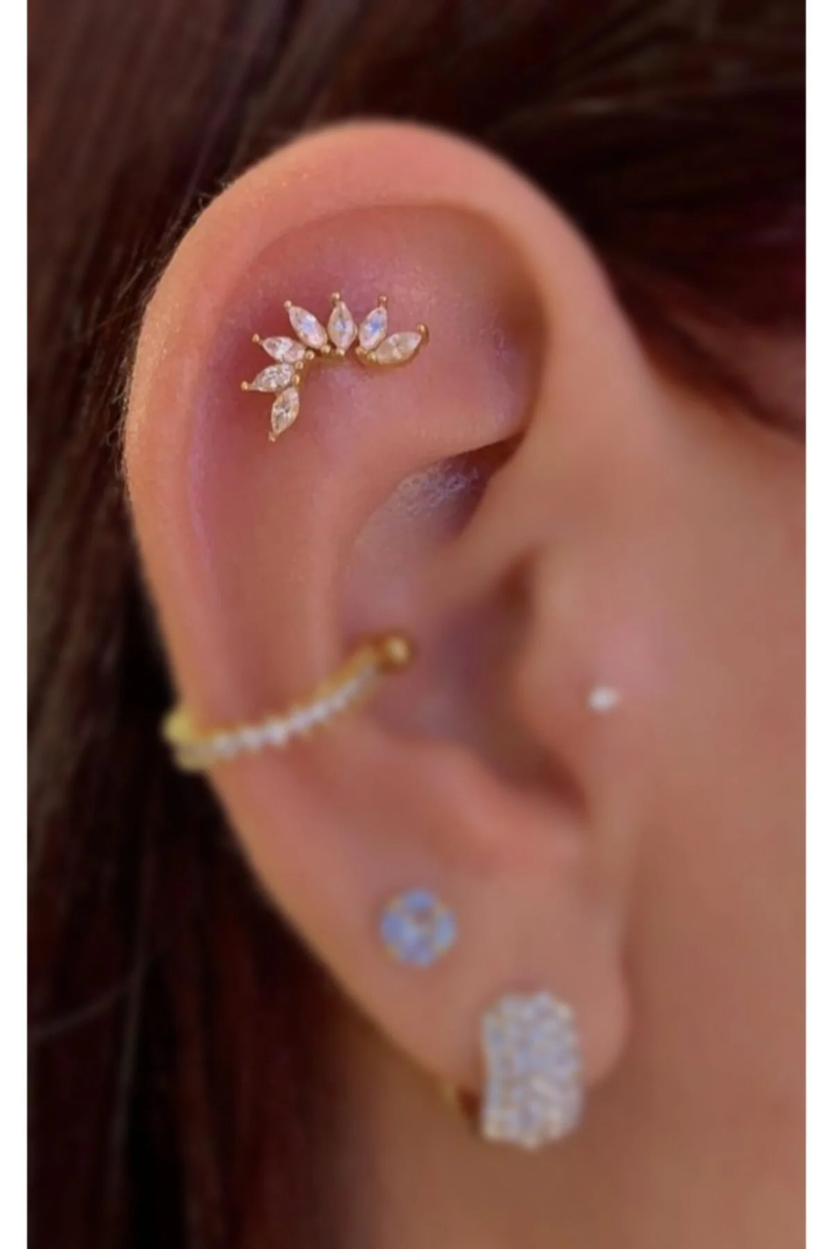 Cerrahi Çelik Zirkon Taşlı Tragus Kıkırdak Piercingi Fiyatı, Yorumları ve Özellikleri