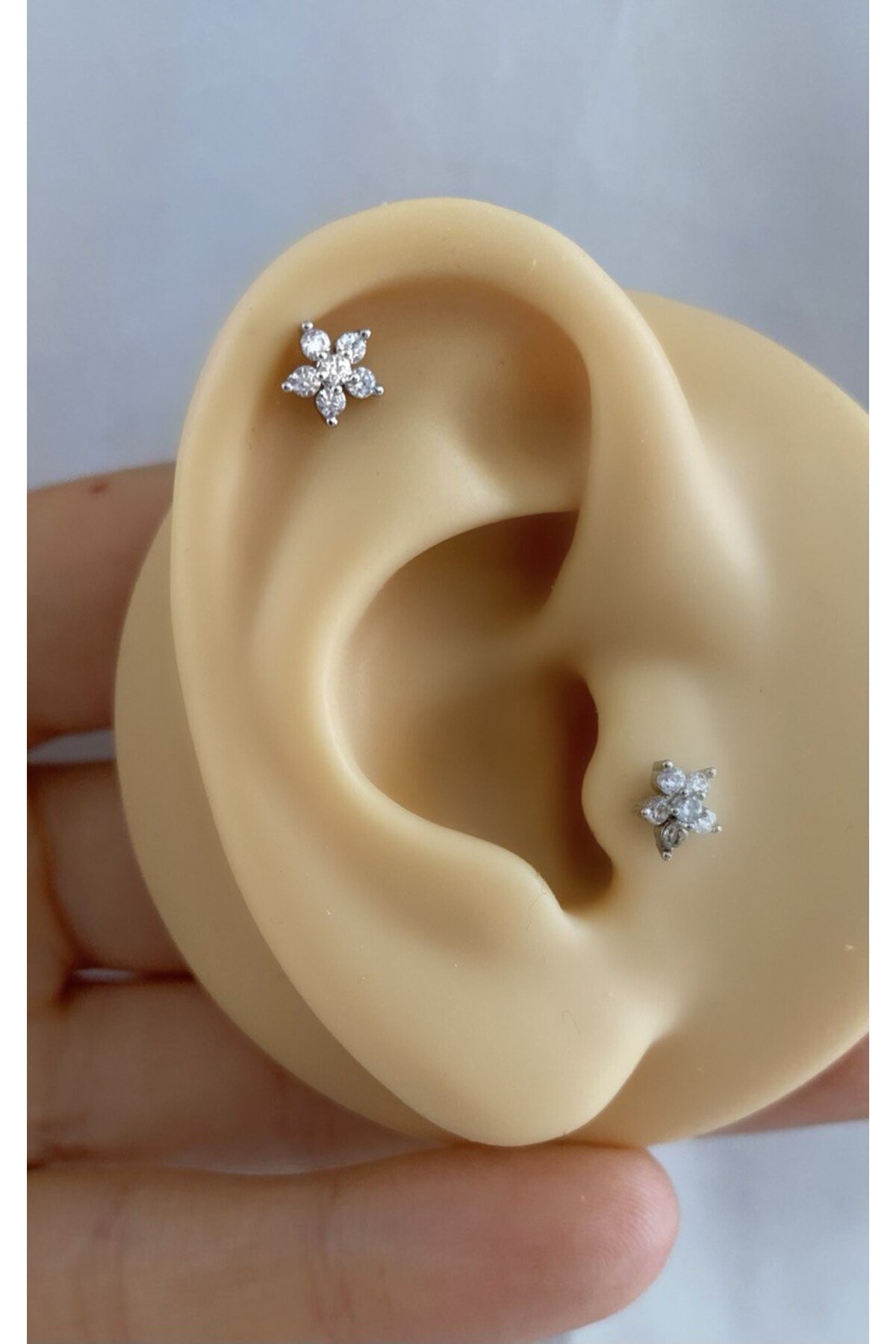 cerrahi çelik zirkon taşlı önden takmalı arkası düz tragus helix kıkırdak conch lobe piercing küpe Fiyatı, Yorumları ve Özellikleri