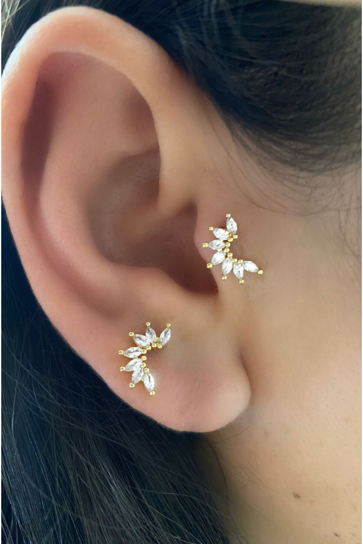 cerrahi çelik zirkontragus helix (kıkırdak) conch kulak memesi ( lobe) uyumlu piercing Fiyatı, Yorumları ve Özellikleri