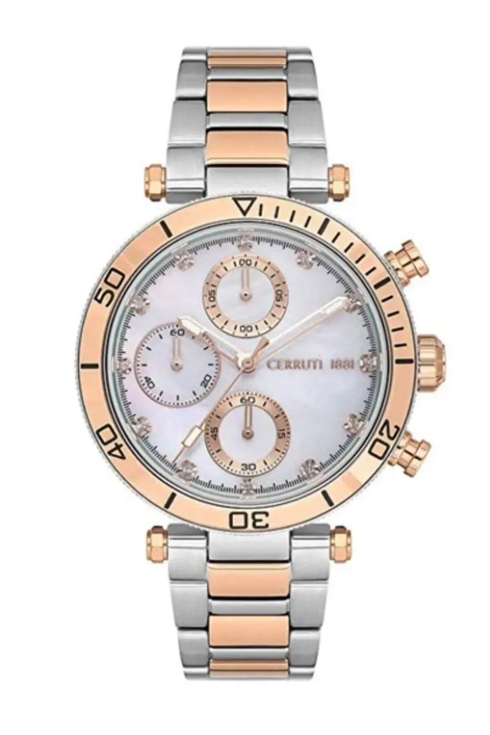 Cerruti1881 CIWLI0049906 Quartz Çelik Rose/Gri Sedef Kadran 38 mm