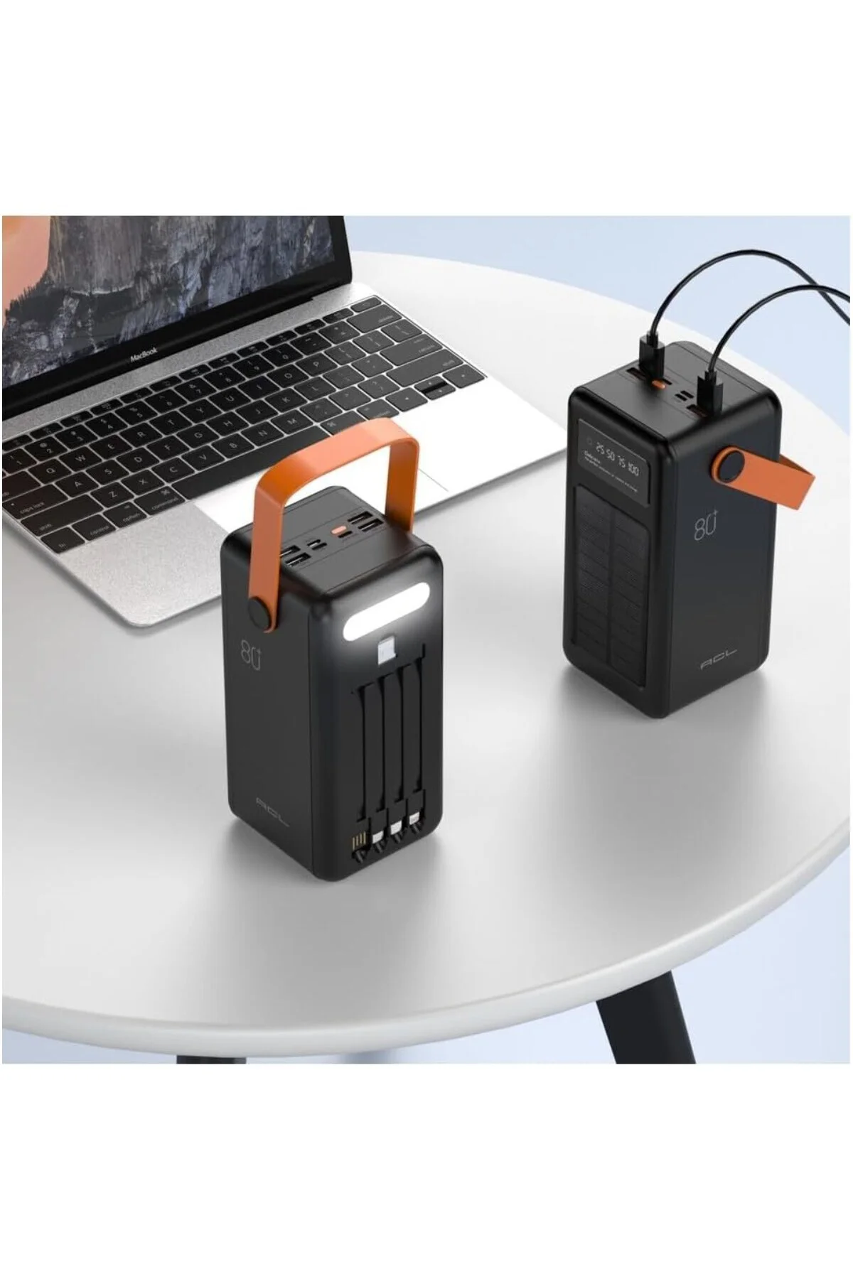 CESITHANE Outdoor Solar Powerbank 80.000mAh | Güneş Enerjili | 5 