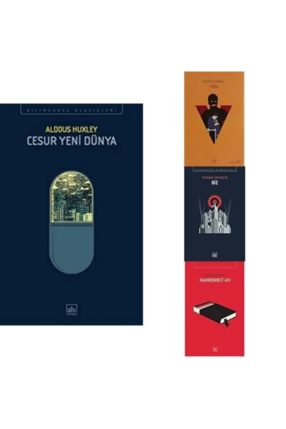 cesur yeni dunya ,1984,biz,fahrenheit 451=(4kitap)