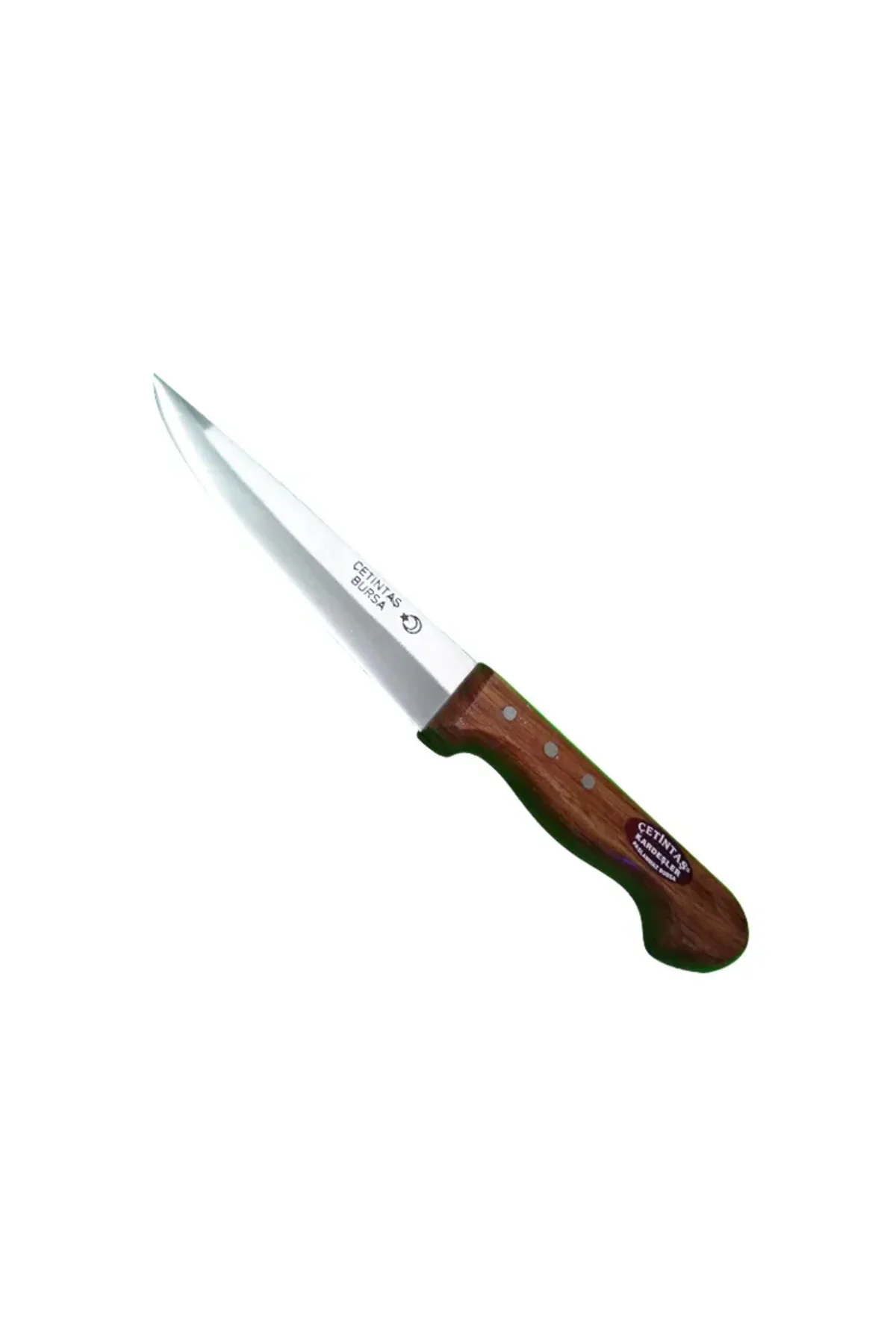 Çetintaş Bursa Kurban ve Kasap Bıçağı No:1, 14 cm, Ahşap Gül Sap Çetintaş Bursa Kurban ve Kasap Bıçağı No:1, 14 cm, Ahşap Gül Sap