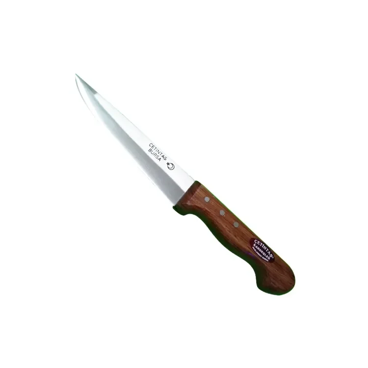 Çetintaş Bursa Kurban Ve Kasap Bıçağı No:0, 12 Cm, Ahşap Gül Sap Çetintaş Bursa Kurban Ve Kasap Bıçağı No:0, 12 Cm, Ahşap Gül Sap