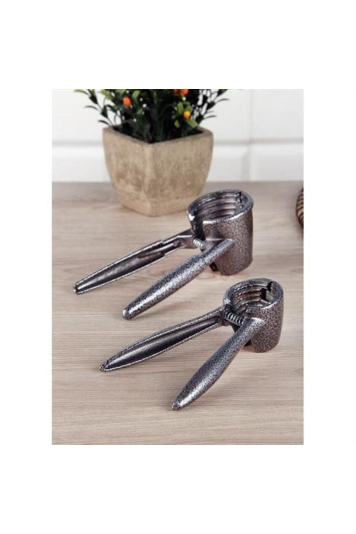 Gold Light Ceviz Fındık Kırma Aleti Fındık Kıracağı Metal 2'Li Set Kıracak H