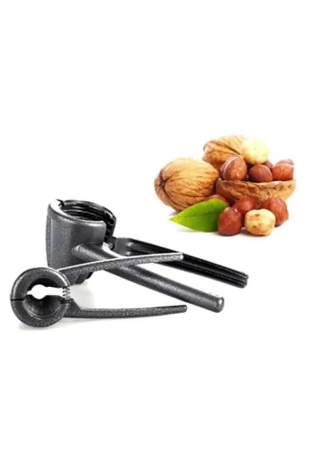 Ceviz Fındık Kırma Aleti Fındık Kıracağı Metal 2'li Set Kıracak H