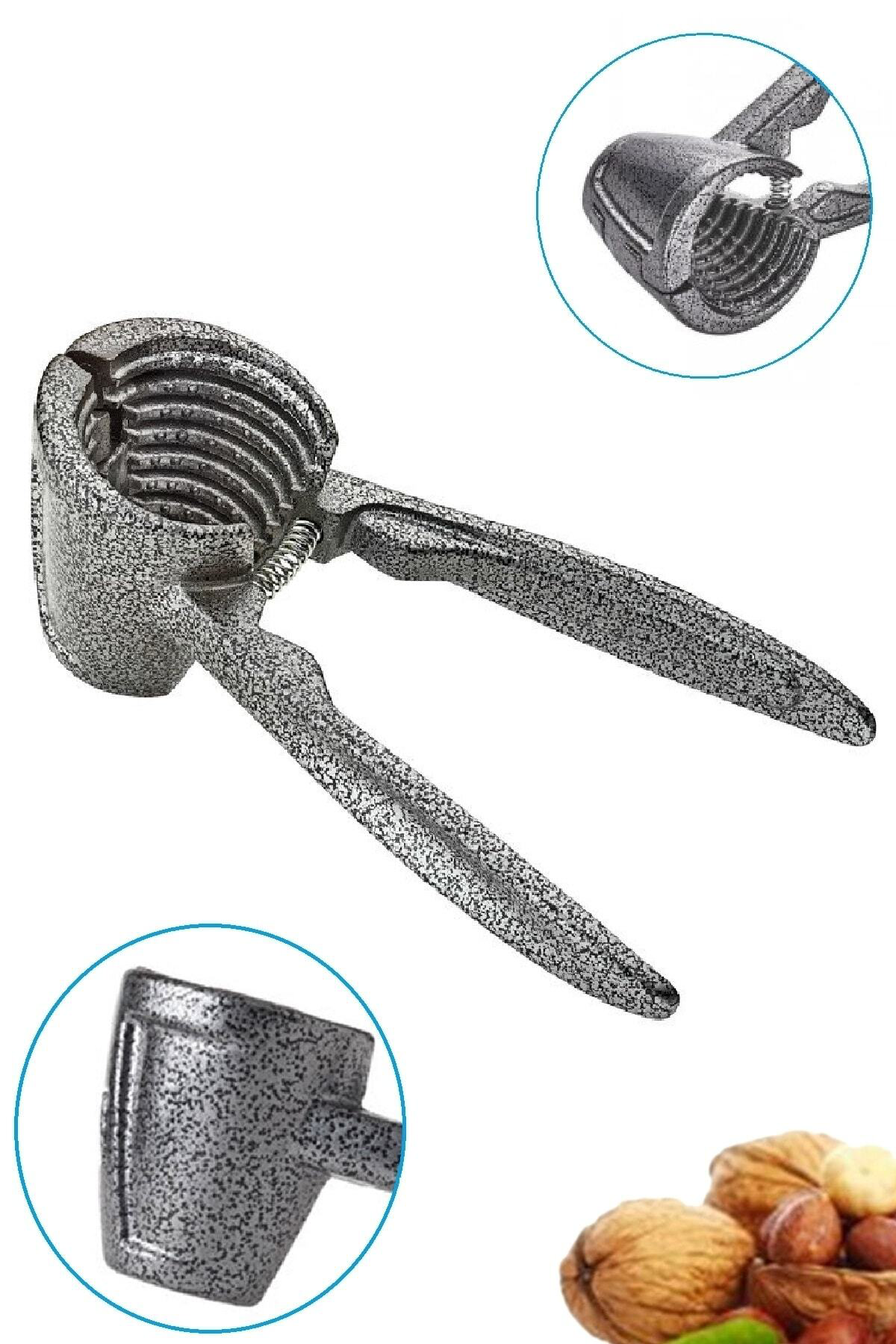 Sultan Ceviz Kıracağı Paslanmaz Metal Yaylı Basmalı Badem Fındık Kıracak