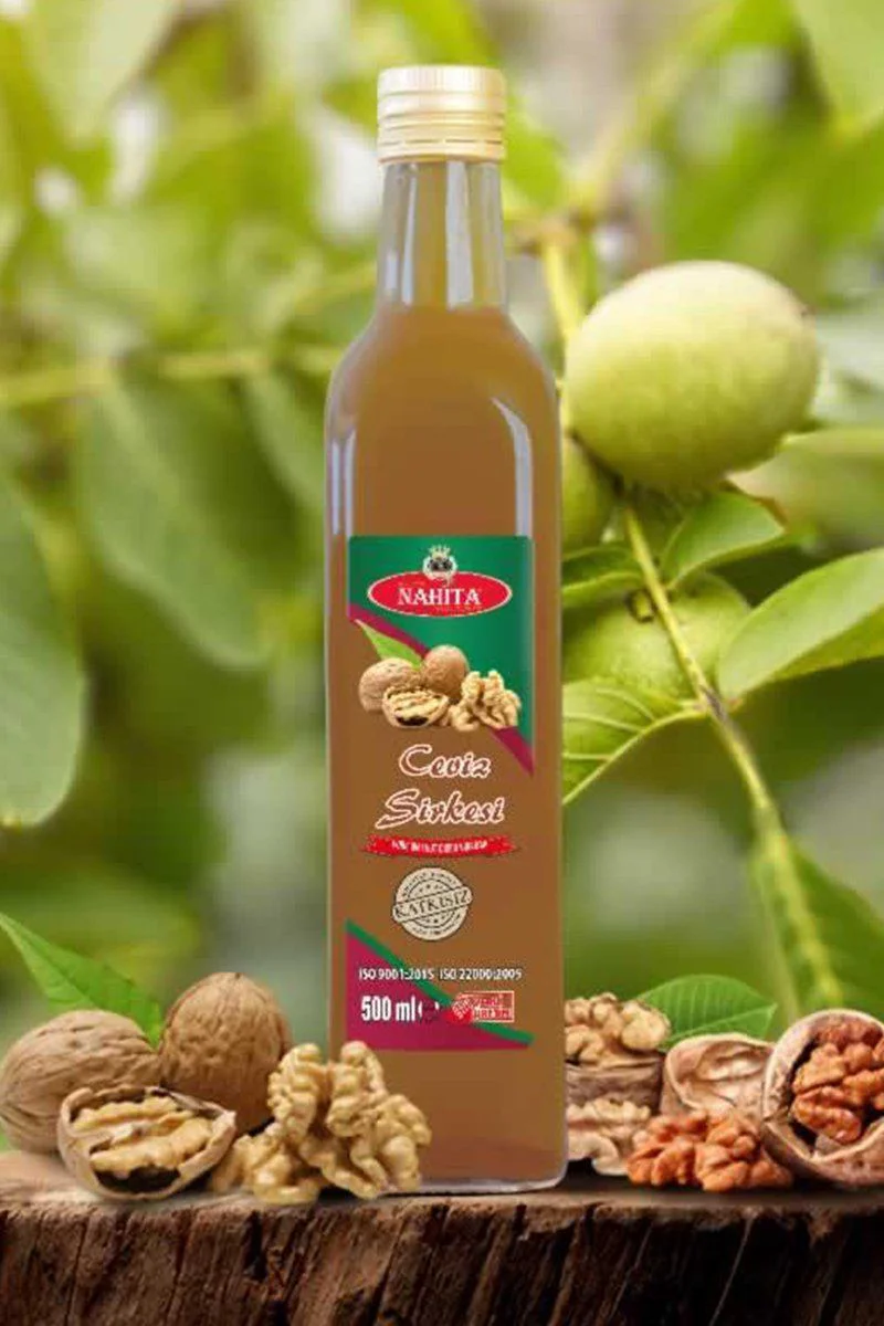 Ceviz Sirkesi %100 Doğal Katkısız 500 ml - Tamamen Fermente Doğal Sirke Fiyatı, Yorumları ve Özellikleri