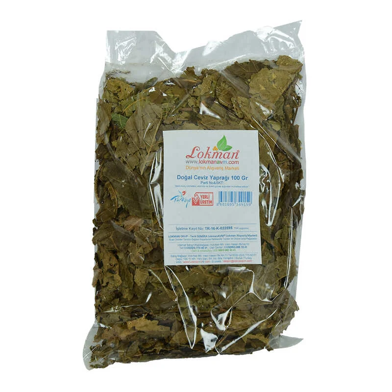 Ceviz Yaprağı Doğal 100 Gr Paket – Soğuk Demlenen Doğal Bitki Çayı
