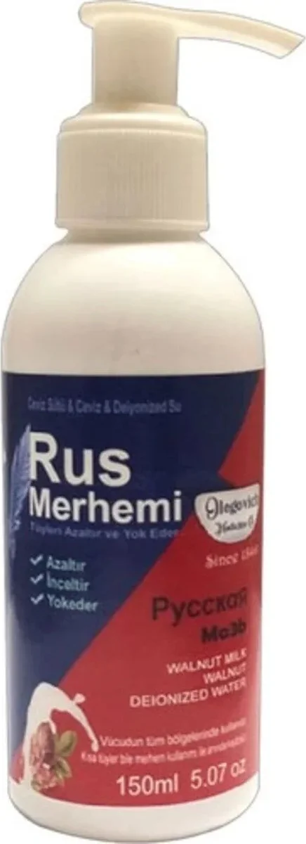 Cevizli & Ceviz Sütlü Russ Merhemi Tüylere Krem - 150 ml