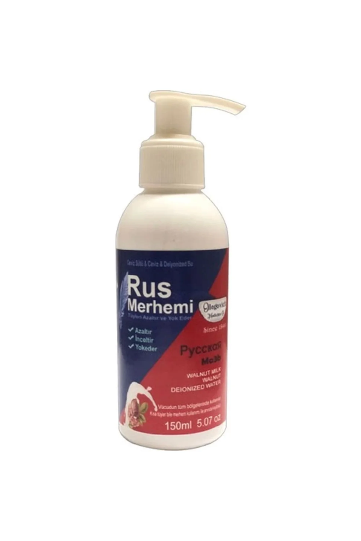 Cevizli & Ceviz Sütlü Russ Merhemi Tüylere Krem - 150 ml