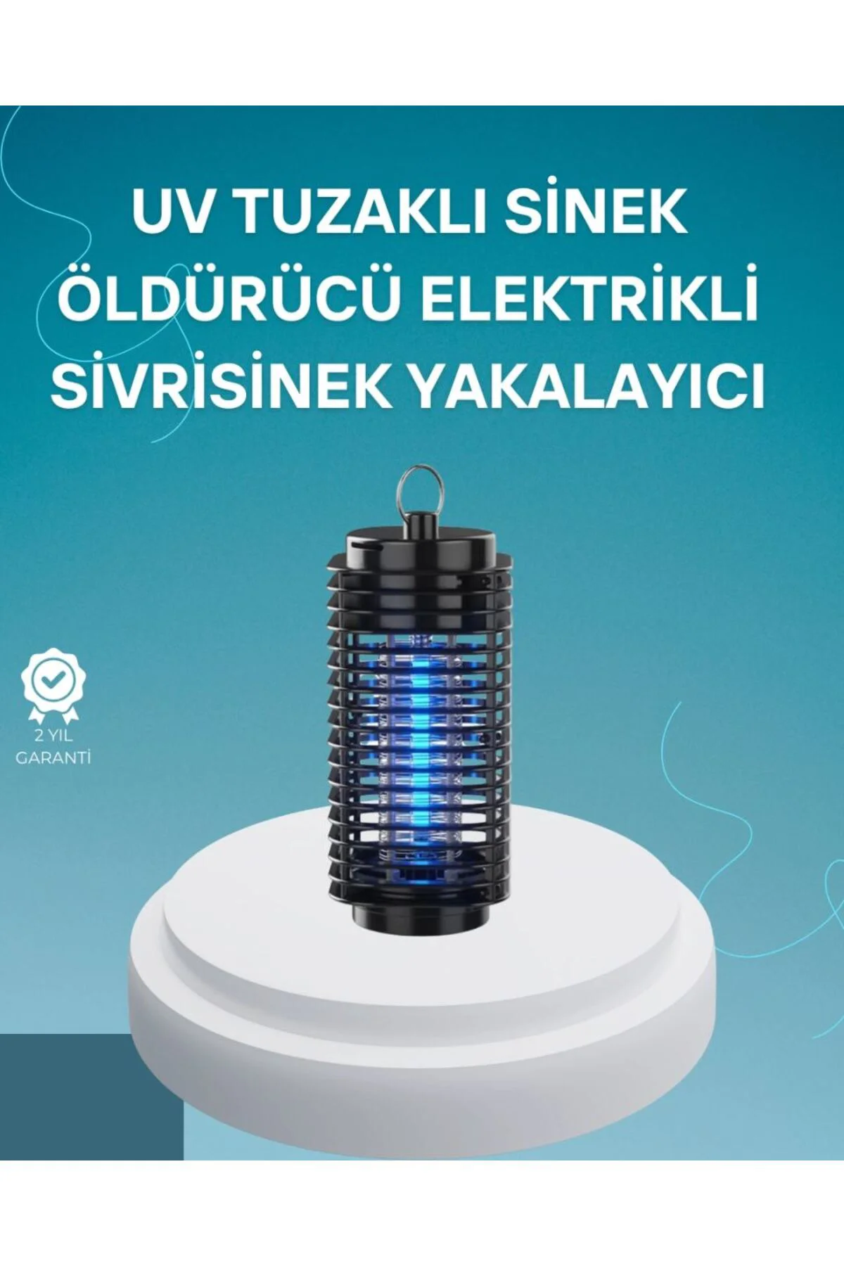 Çevre Dostu Elektrikli Sivrisinek Öldürücü Lamba – 50m² Etki Alan