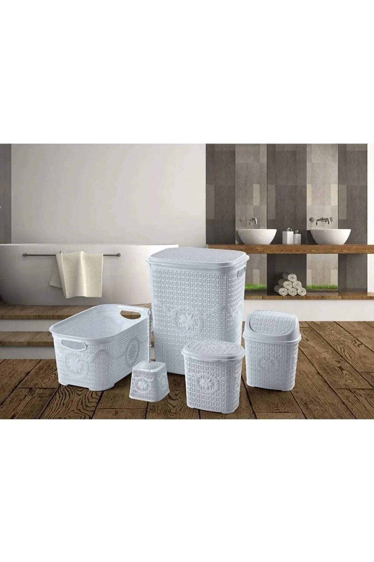 Çeyiz Seti Rattan 5 Parça Örgülü Çeyiz Seti Çeyiz Seti Rattan 5 Parça Örgülü Çeyiz Seti