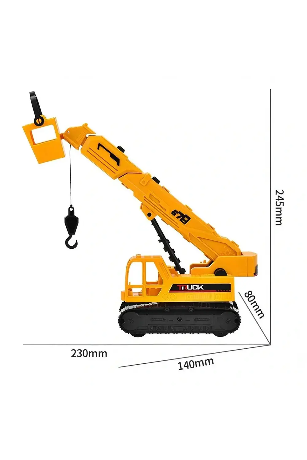 CEYLAN ADAM 678 Kutulu Sürtmeli Model Sepetli Vinç