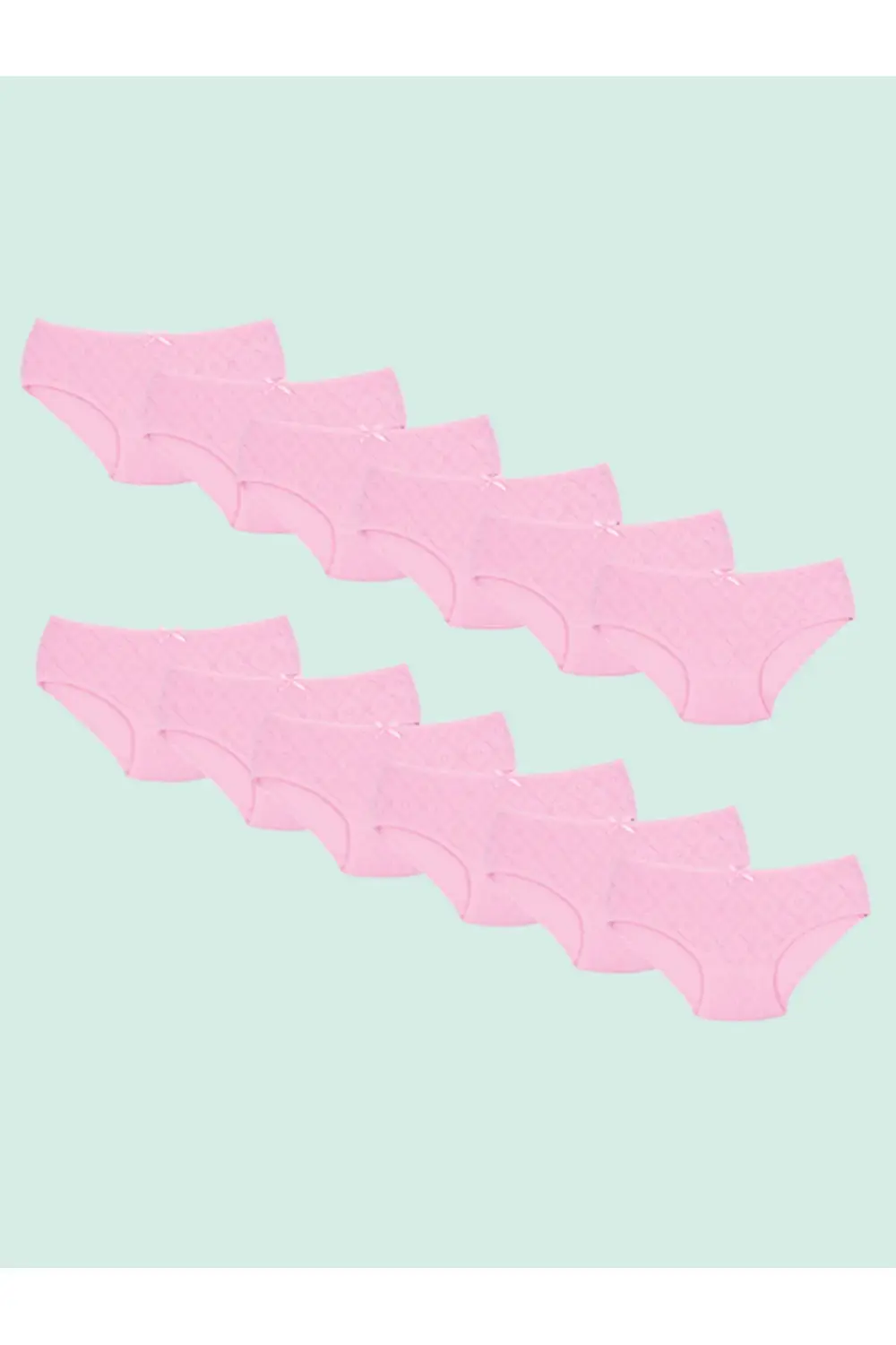 CEYLANOĞLU %100 PAMUK KIZ ÇOCUK SLİP KÜLOT 12 ADET