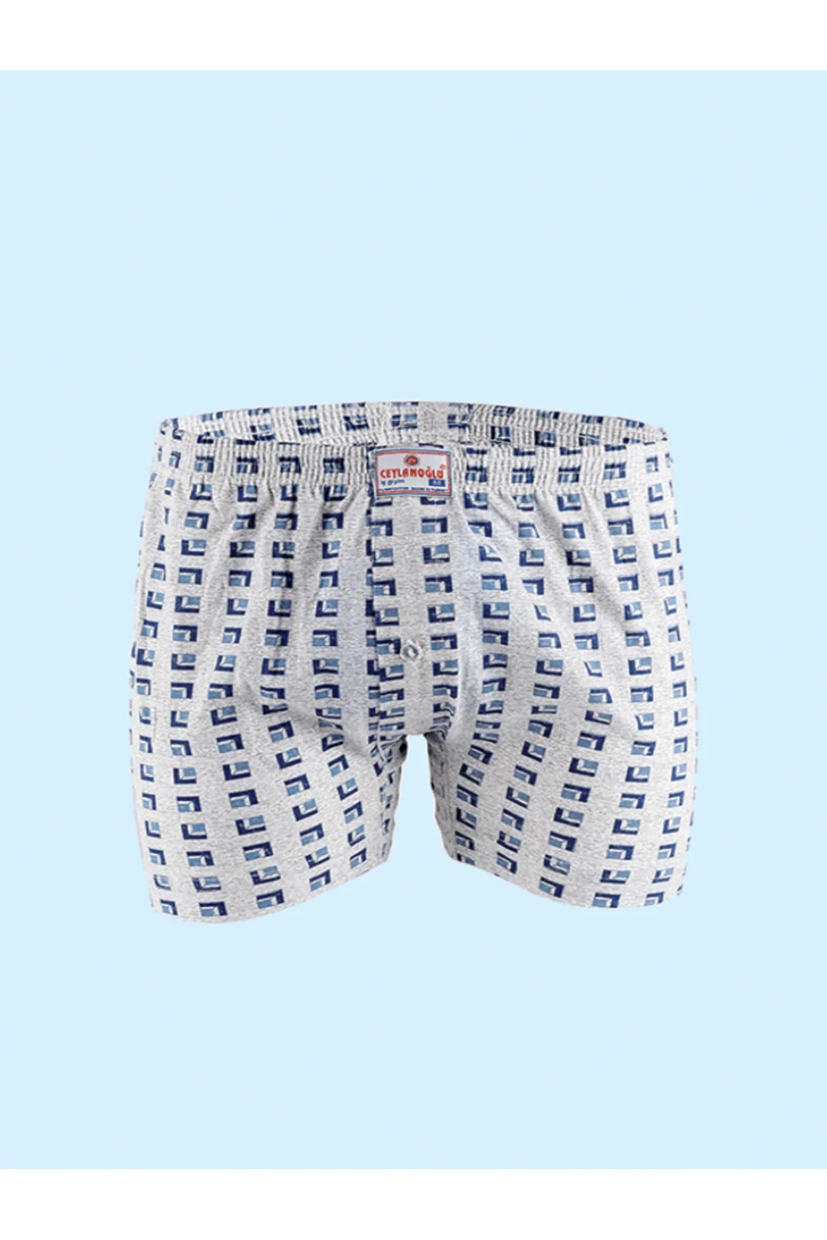 CEYLANOĞLU %100 PAMUK ERKEK EMPİRME BOXER KARIŞIK 5'Lİ EKO PAKET 