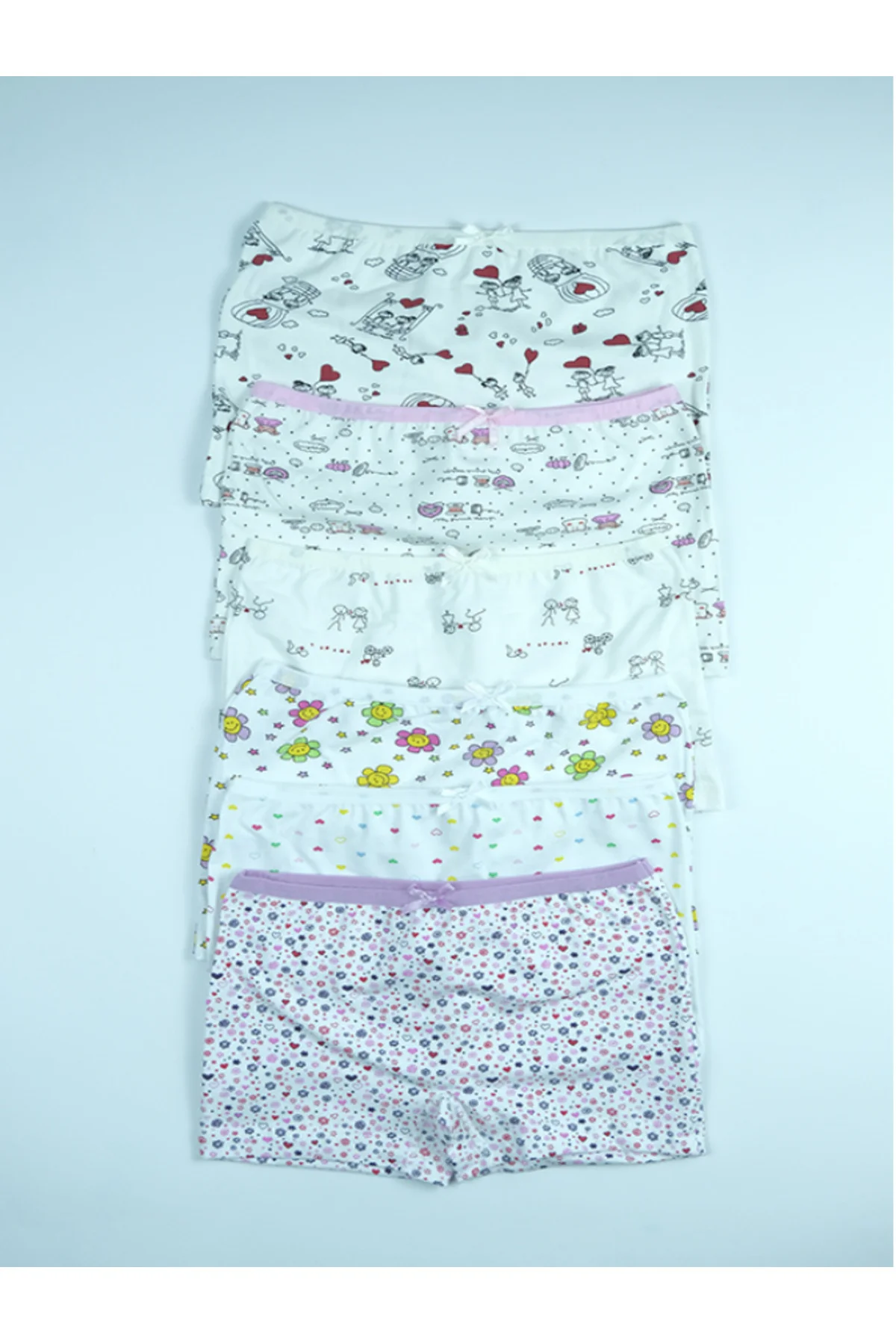 CEYLANOĞLU LİKRALI KIZ ÇOCUK BOXER KÜLOT 344 (12 ADET)