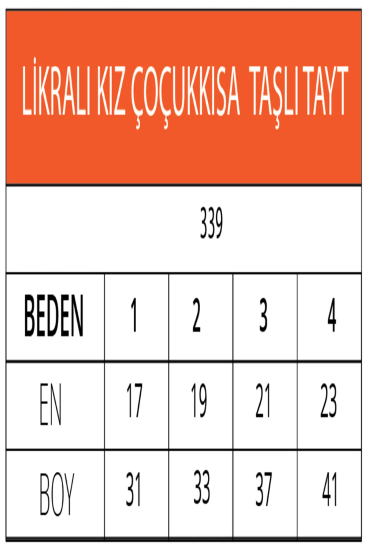 CEYLANOĞLU LİKRALI KIZ ÇOCUK KISA TAYT 339 (3 ADET)