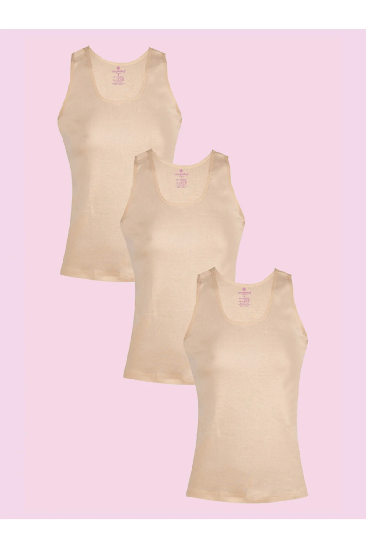 CEYLANOĞLU RİBANA  SATEN GENİŞ ASKI ATLET 0167 (3ADET)