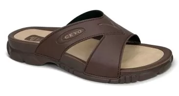 Ceyo 3200-1ı Kahve Ortopedik Erkek Terlik