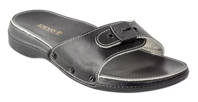 Ceyo 6500I Mınellı Siyah. Ortopedik Kadın Terlik