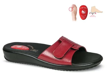 Ceyo 9200-12ı Kırmızı Ortopedik Kadın Terlik