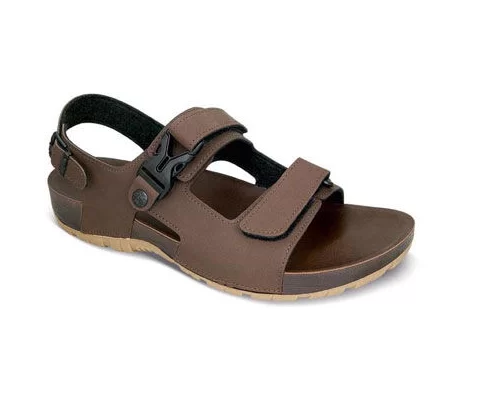 Ceyo 9826-2ı Kahverengi Ortopedik Erkek Sandalet