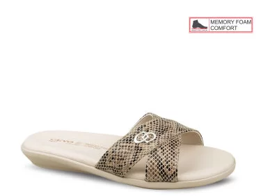 Ceyo 9827-8ı Bej Ortopedik Kadın Terlik