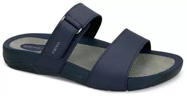Ceyo 9877-1ı Lacivert Ortopedik Erkek Terlik