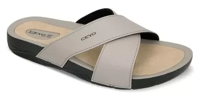 Ceyo 9877ı Bej Ortopedik Erkek Terlik