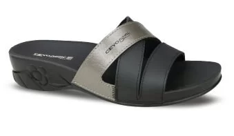 Ceyo Flora 13ı Siyah Ortopedik Kadın Terlik