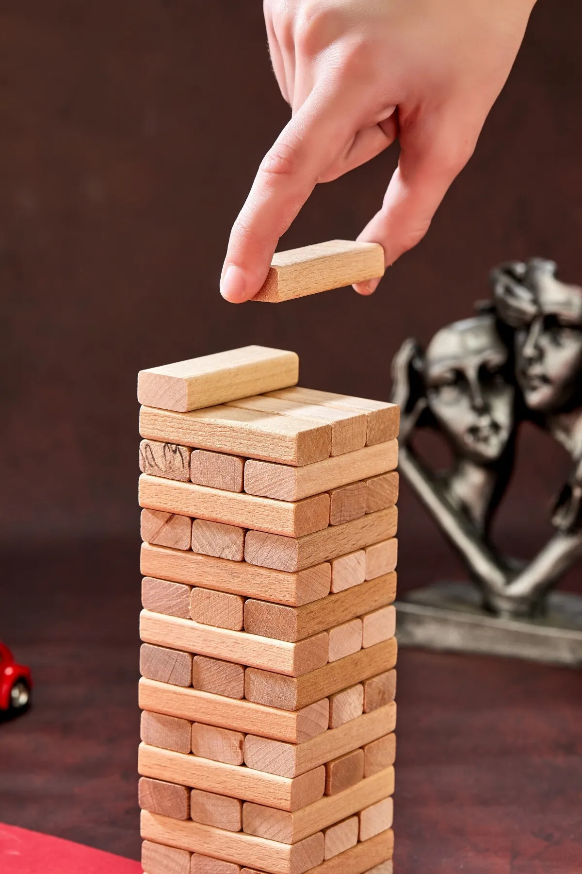 Oyuncak Store Cezalı Jenga Denge Oyunu Tower Büyük Boy 54 Parça