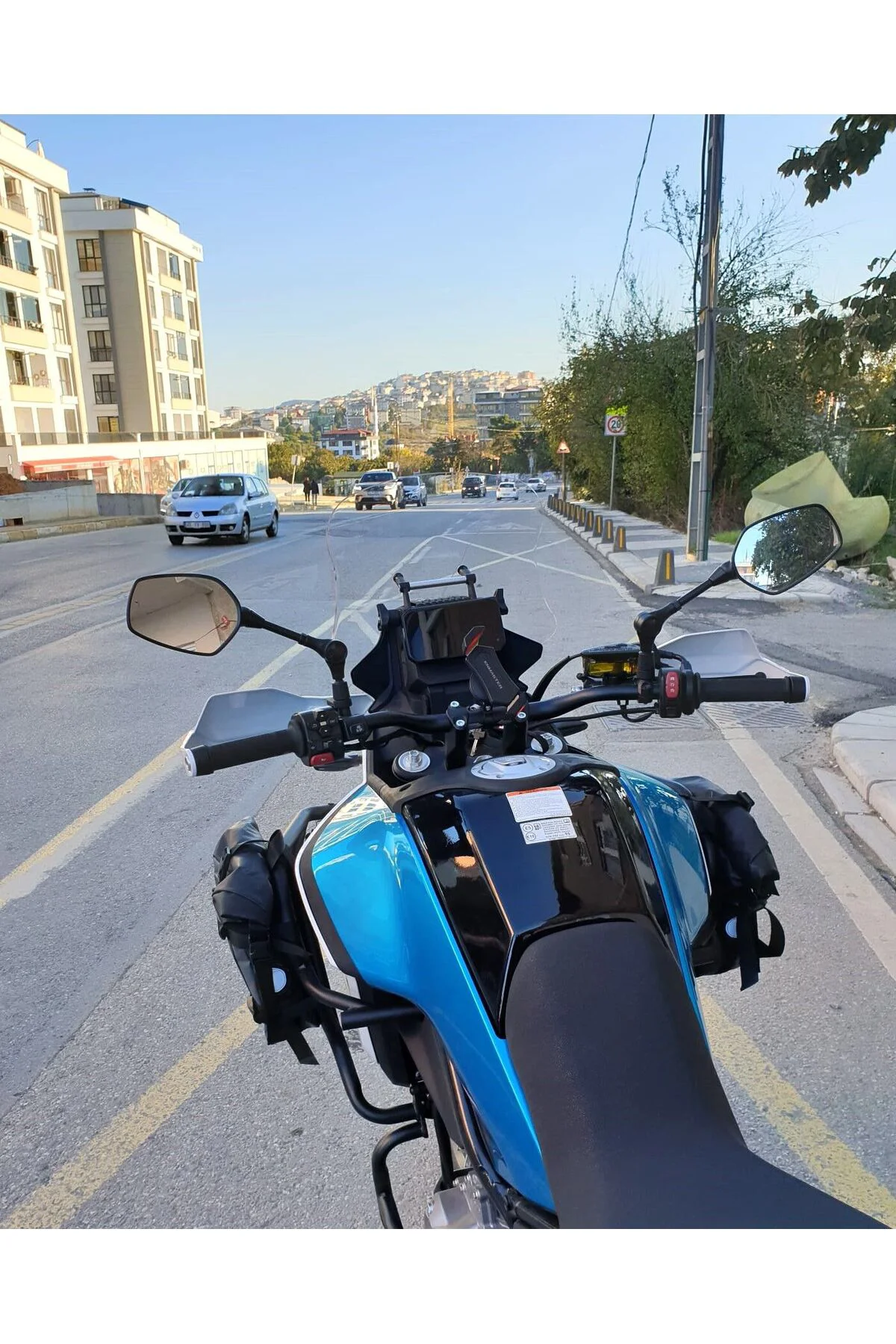 CF Moto 450 MT Ön Cam 2023-2026 Model 41cm Şeffaf Renkli 4mm
