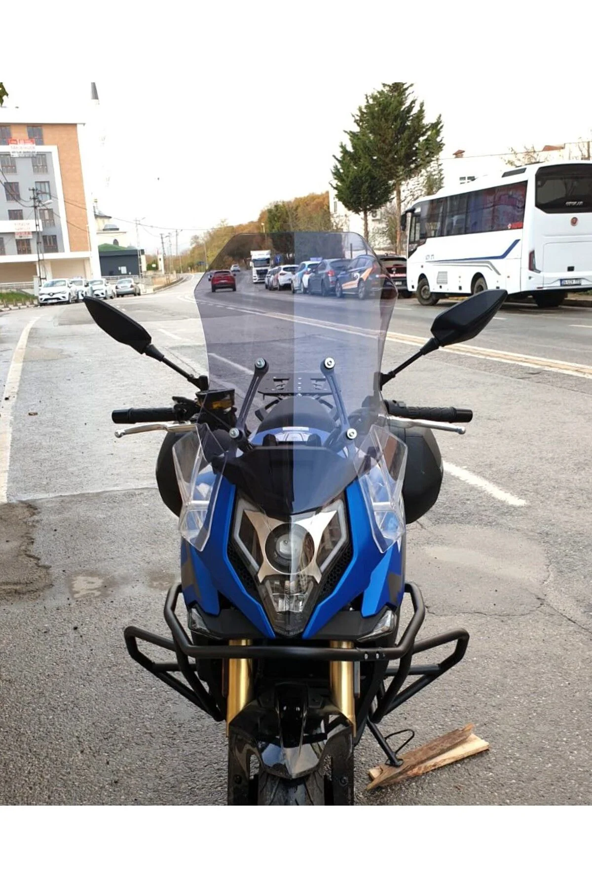 CF Moto 650 MT Ön Cam 2016-2026 Model 56cm Füme Renkli 4mm