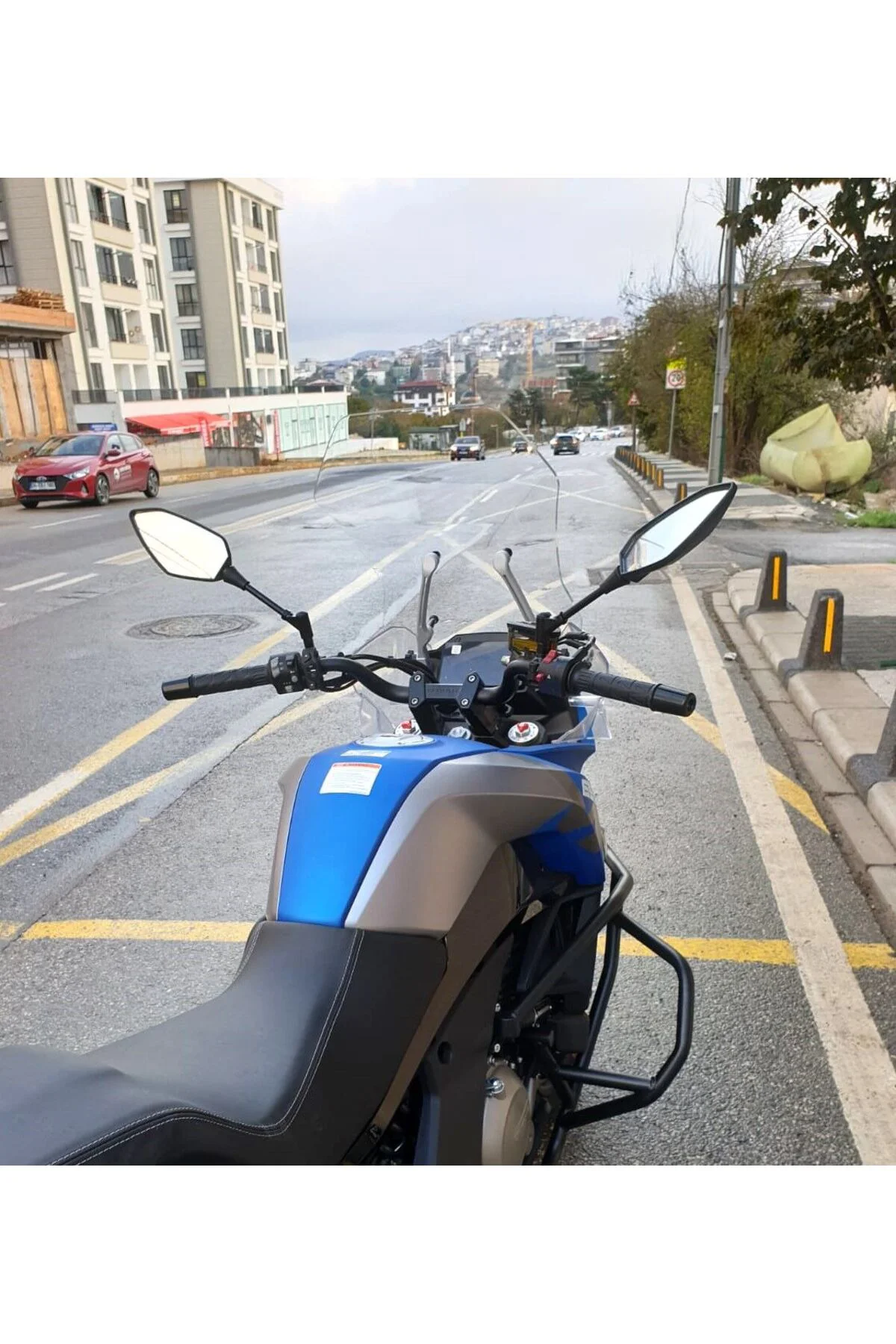 CF Moto 650 MT Ön Cam 2016-2026 Model 56cm Şeffaf Renkli 4mm