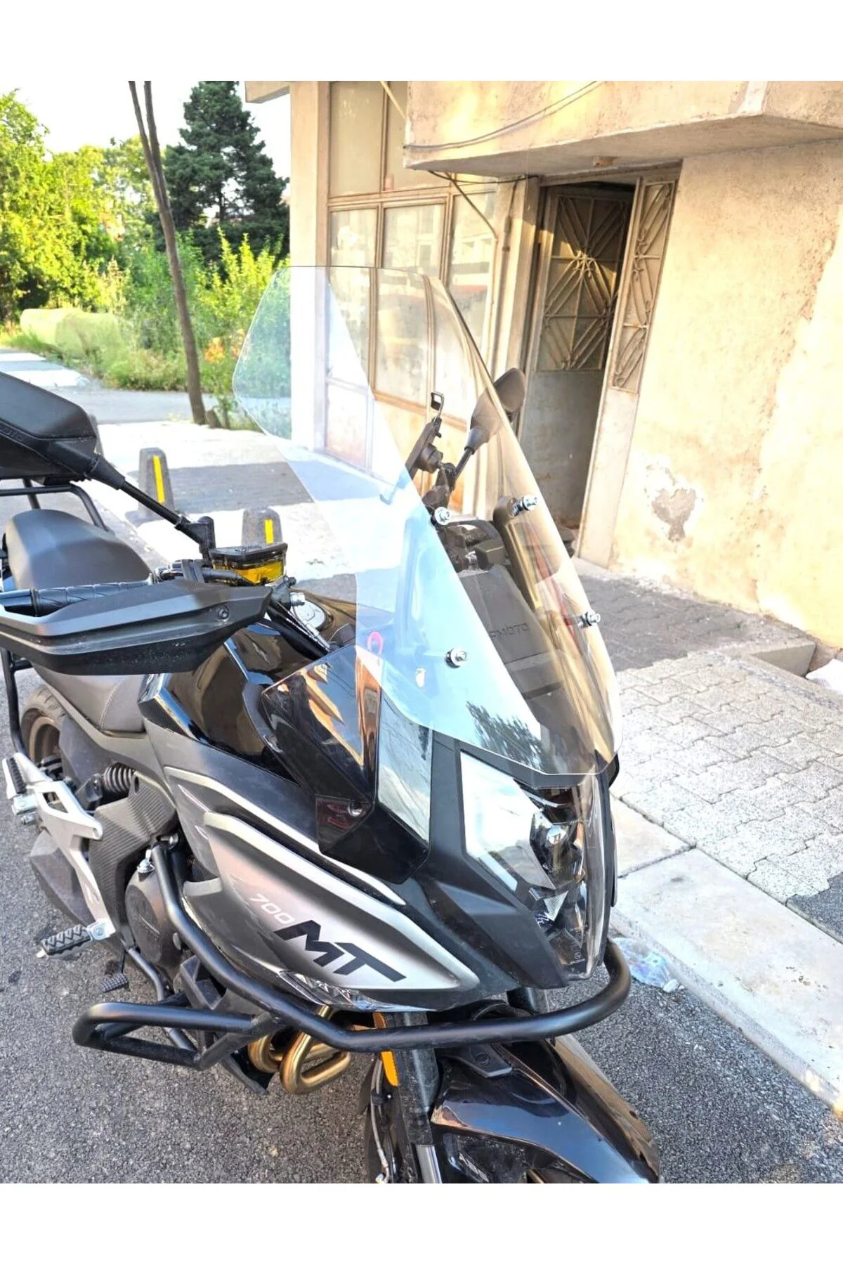 CF Moto 700 MT Ön Cam 2023-2026 Model 56cm Şeffaf Renkli 4mm