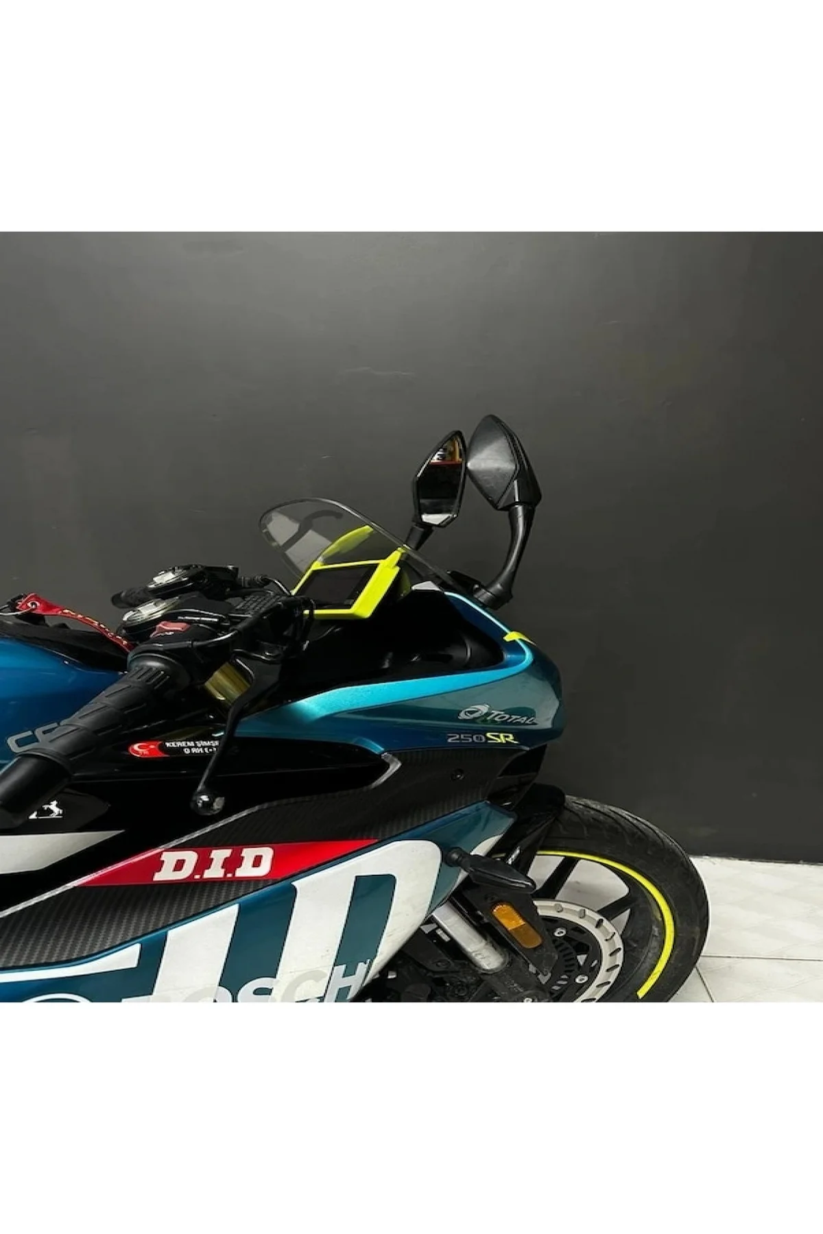 Cf Moto Nk250 Ve Sr250 2019-2023 Uyumlu Km Koruyucu Kılıf Sarı - Görsel 5