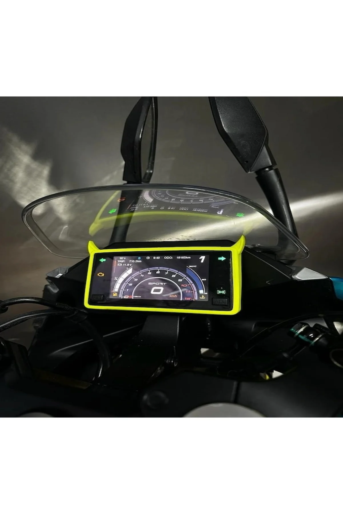 Cf Moto Nk250 Ve Sr250 2019-2023 Uyumlu Km Koruyucu Kılıf Sarı - Görsel 6