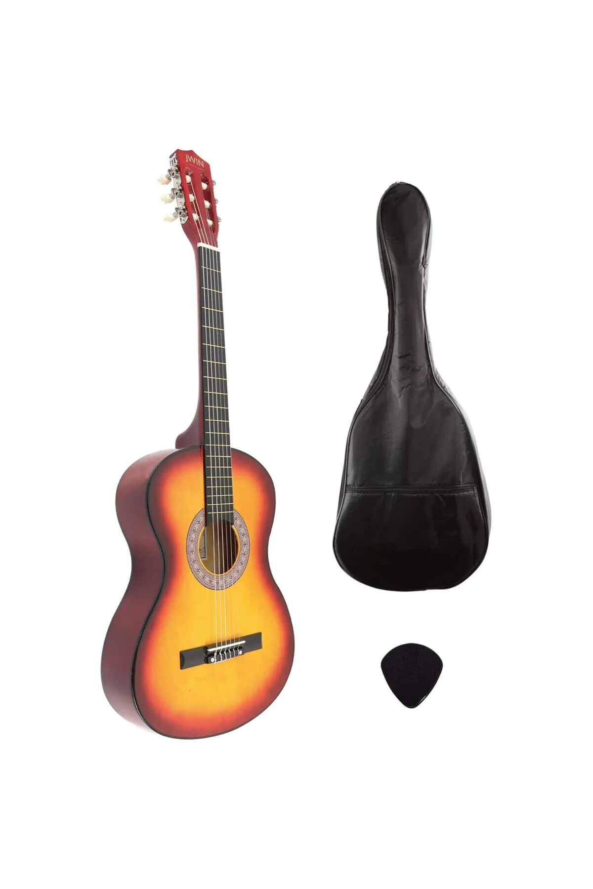 CG-3802 Klasik Gitar 100cm (Kılıf + Pena) - Sunburst