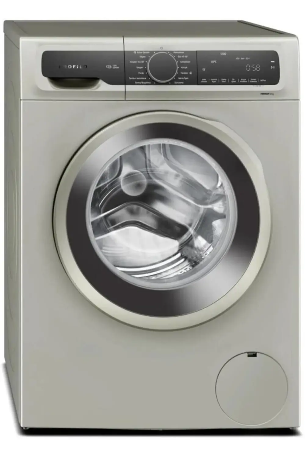Cga142zxtr Çamaşır Mak.-1200 Dev-9 Kg Gri